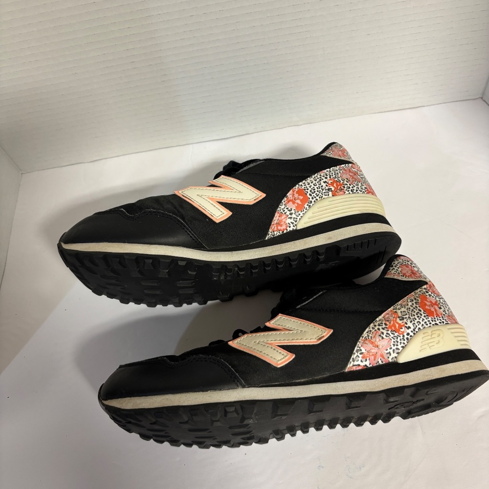Womens New Balance 515 Running Sneaker Tropical Floral Black/Pink  Size 8 - Picture 4 of 11